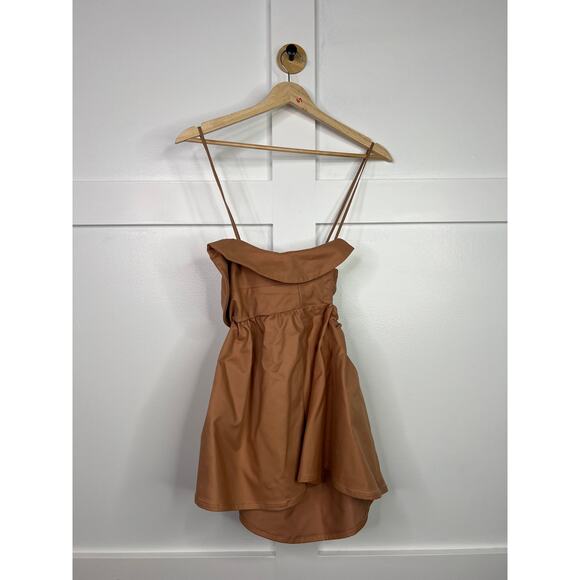 NWT Marissa Webb Spaghetti Strap Jayce Linen Laced Empire Top Amber Size: XS - Picture 7 of 8